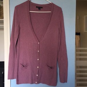 Purple Banana Republic cardigan